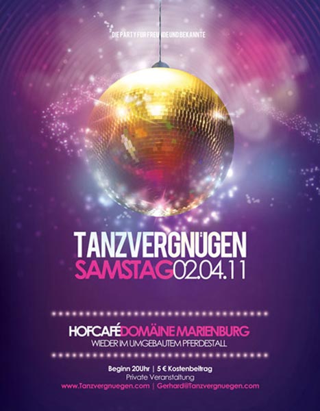 Tanzvergnügen Flyer 02.04.2011