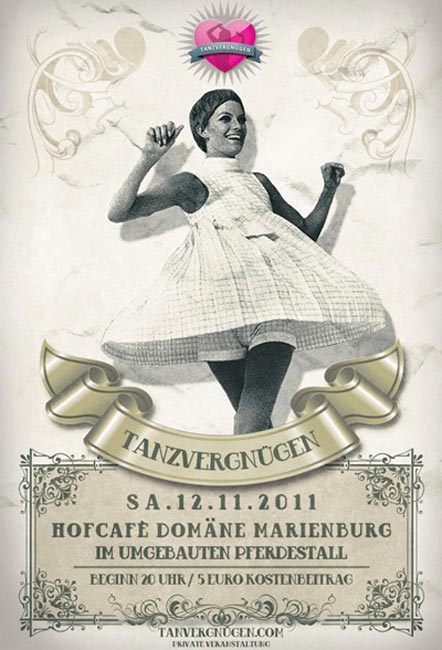 Tanzvergnügen Flyer 12.11.2011