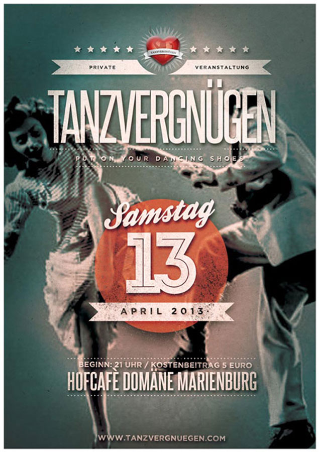 Tanzvergnügen Flyer 13.04.2013