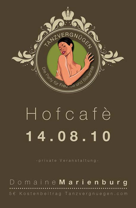 Tanzvergnügen Flyer 14.08.2010